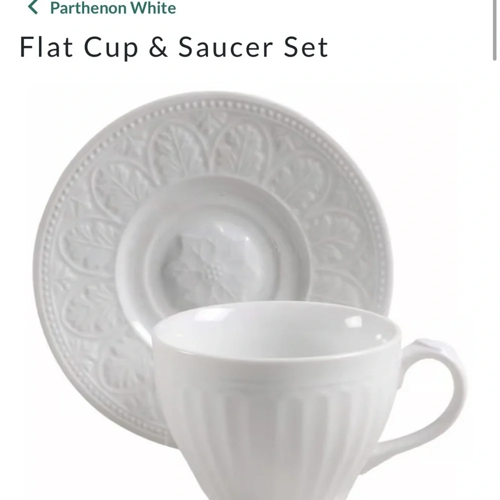 COPY - Coventry Parthenon plat, cup and saucer set